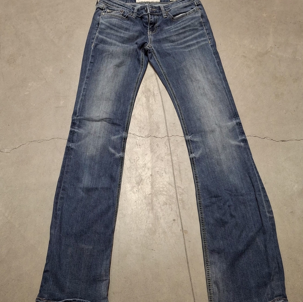 BKE Women's Boot Cut Jeans in Classic Blue